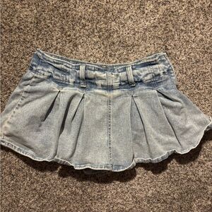 Denim Mini Skirt